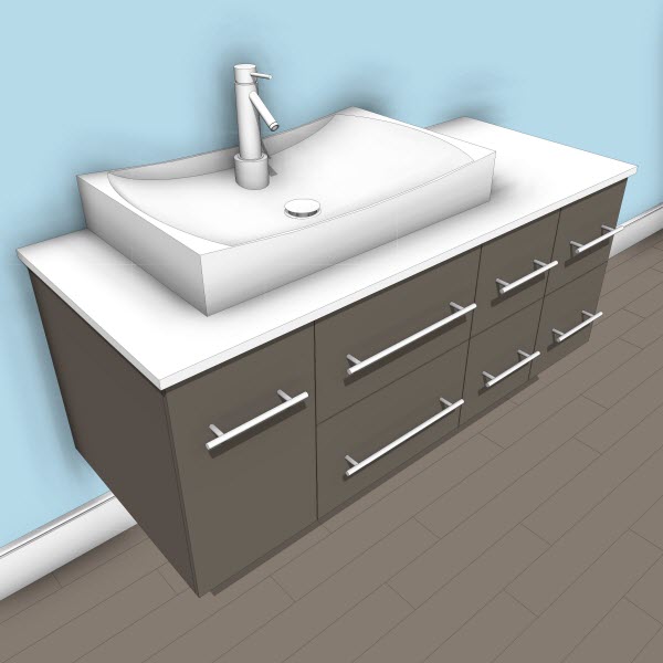 bathroom sink revit family